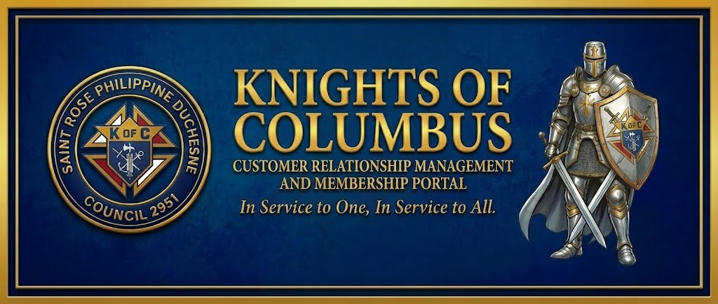 Knights of Columbus Council 2951 CRM Portal